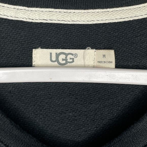 UGG Maree T-Shirt Dress Short Sleeve Solid Black Size Medium - Picture 4 of 8